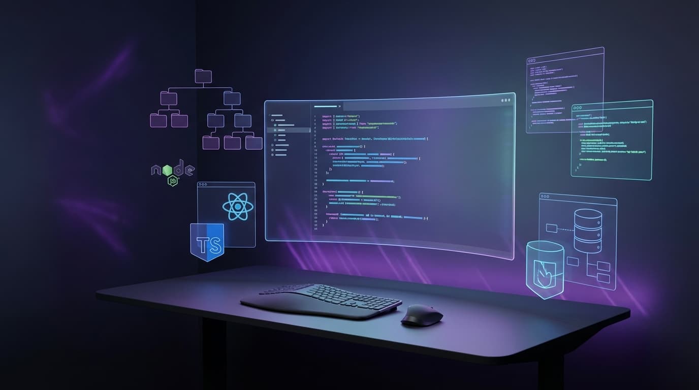 סביבת עבודה של מפתח Full-Stack — קוד, AI ואוטומציה