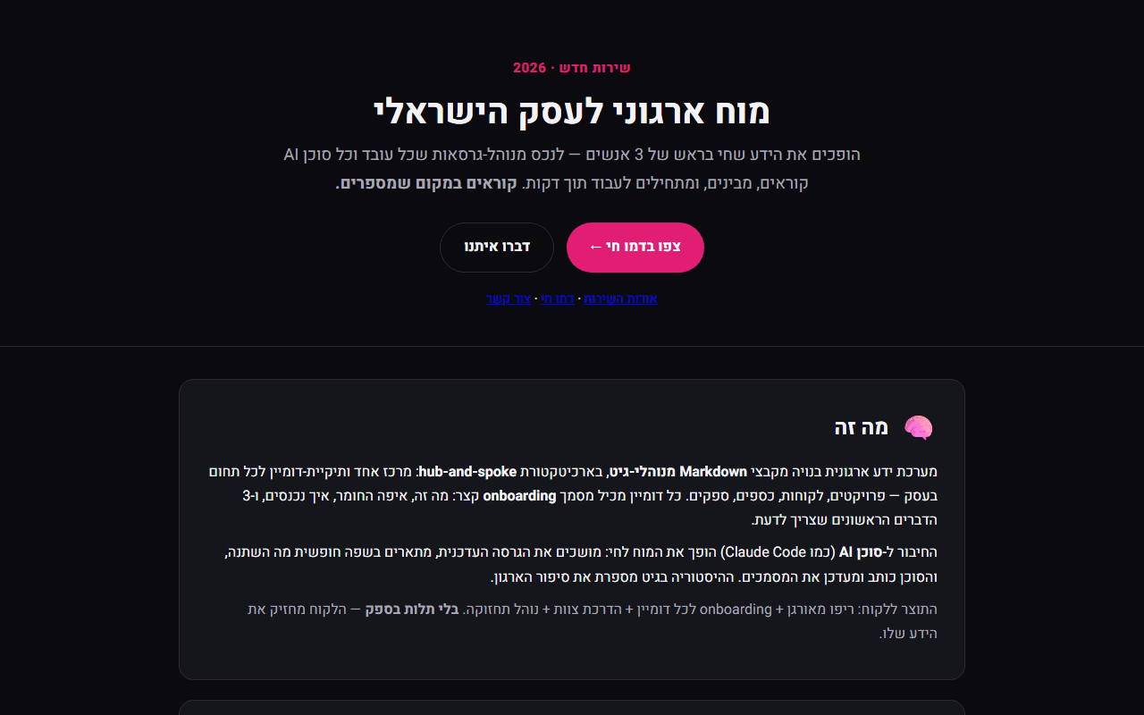 מוח ארגוני